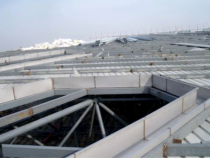 绵竹安吉县体育馆网架